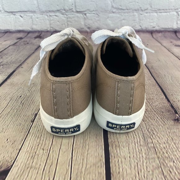 Sperry Topsider Lace Up Canvas Sneakers - Picture 4 of 7